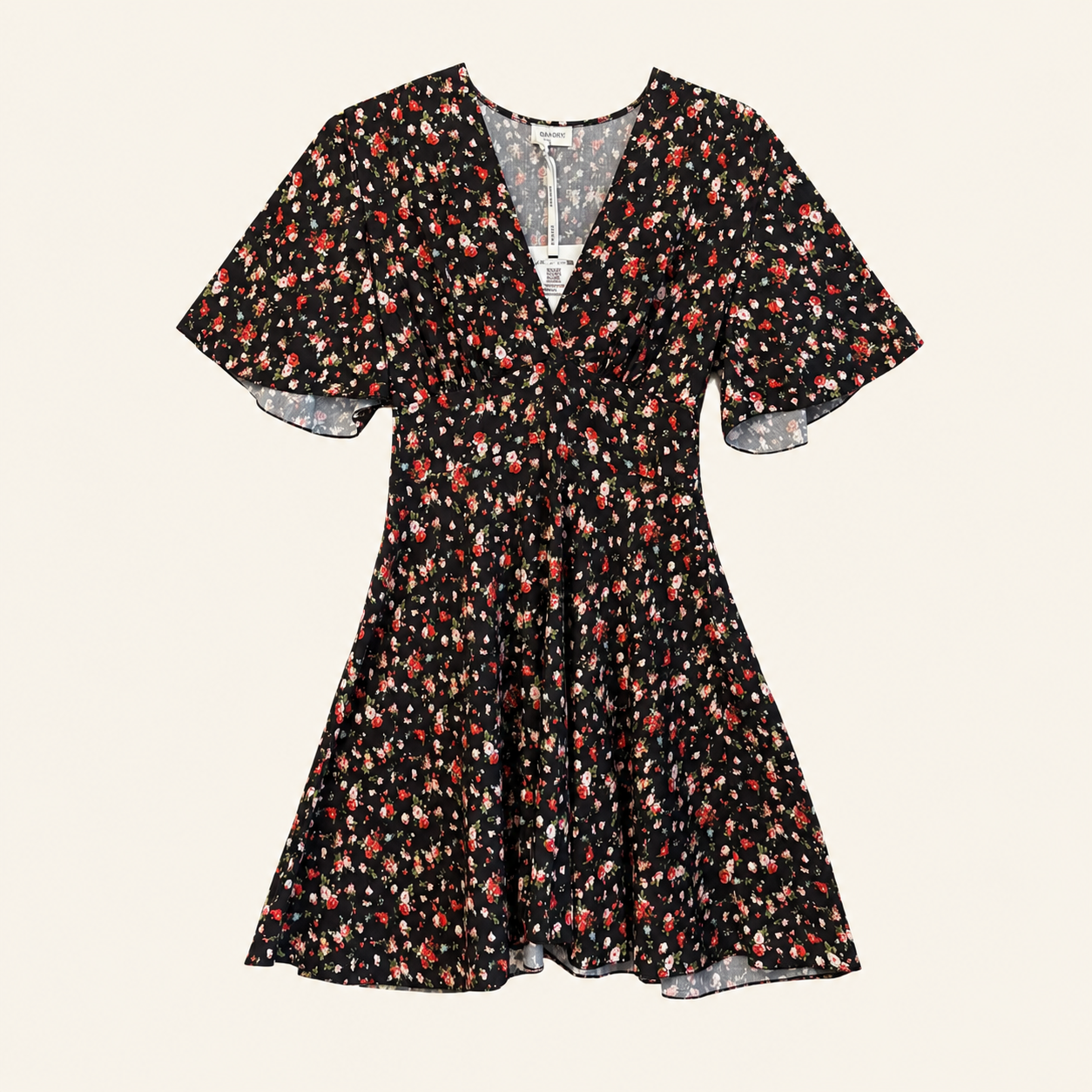 Vestito lungo foreale maniche corte
